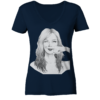 sniff - Ladies V-Neck Shirt - Image 3